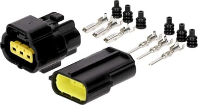 AMP Econoseal J set 3-polig 0,5-1,5mm² I waterdichte connector motorfiets auto I KALI-2103 I industriële kwaliteit