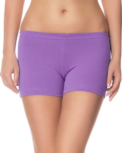 Ladeheid Dames Leggings - Zwangerschapskleding – Kort – Katoen – Purper27 – 40/42 LA-MA-Shorts-Short