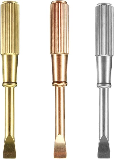 Schroevendraaier Set - Handgereedschap - Huishoudelijk Gebruik - Draagbaar Klein Formaat - 3 Stuks - Multicolor