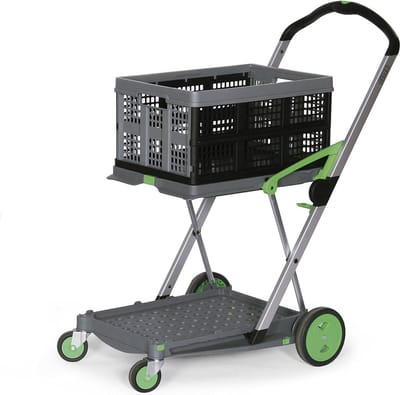 Boodschappentrolley met Wielen – Trolley voor boodschappen extra duurzaam – sterke materiaal – waterbestendig