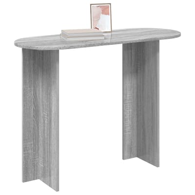 vidaXL - Wandtafel - Grijs - sonoma - 100 - x - 39,5 - x - 75 - cm - Bewerkt - hout