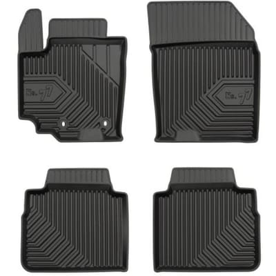 Frogum No.77 Rubberen Automatten Set – Geschikt voor SUZUKI SX4 S-Cross 2013-2021 – 4-delig – TPE Premium Kwaliteit – Hoge Rand 4 cm – Geurloos – Zwart