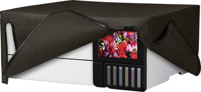kwmobile hoes geschikt voor Epson EcoTank Photo ET-8500 - Beschermhoes voor printer - Stofhoes in donkergrijs