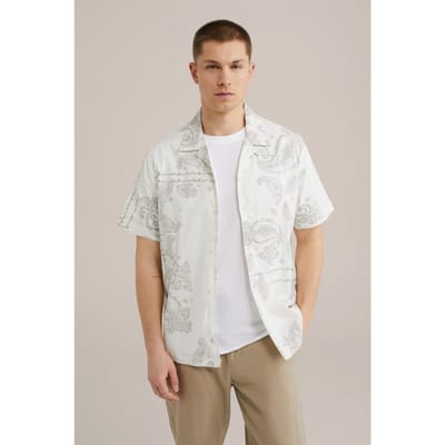 We Fashion Shirt White Maat: M | Casual Overhemden Outlet | Heren | Wit