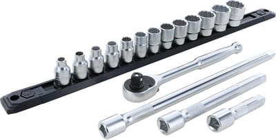 Professionele Dopsleutel Set met Krachtdopsleutels en Adapter