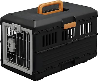 AHD® Hondenbench - Hondenbench Opvouwbaar - Hondenren - Hondenbench XXL - Hondenbench Auto - Zwart - ‎32cm x 55cm x 37cm