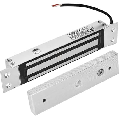 Serrure magnétique électrique intégrée, Force de maintien DC 12V 180kg, contrôle d'accès électromagnétique