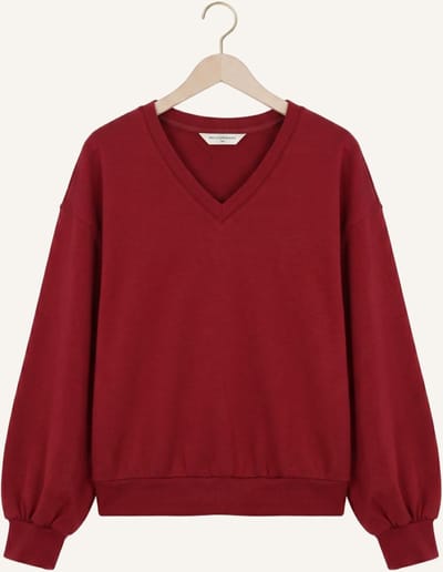 MSCH Copenhagen Mschbrionna Ima Q V Sweatshirt Truien & vesten Dames - Sweater - Hoodie - Vest- Rood - Maat XS/S