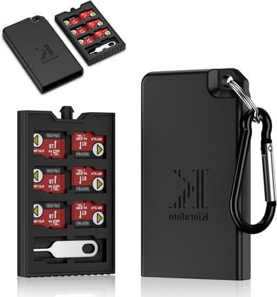 Pop-up TF Card Case voor Fotografie, Compacte Oplossing voor Geheugenkaarten en Bescherming