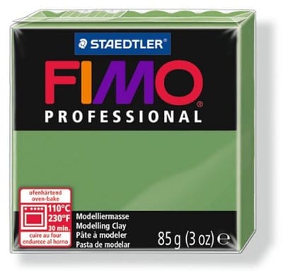 FIMO professional - ovenhardende, professionele boetseerklei blok 85 g - primair geel