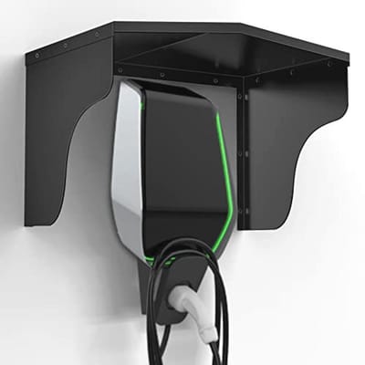 Weerbescherming Overkapping voor Laadzuil - Beschermdak voor E-auto Laadstation en Wandboxen