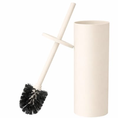Toiletborstel Met Houder - Beige - Staand - WC Borstel Met Houder - WC Borstel Beige