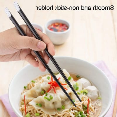 Herbruikbare Houten Eetstokjes - Duurzaam en Stijlvol voor Thuis en Restaurant, Japanse Ontwerpen met Patronen