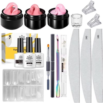 Born Pretty - Builder gel - Set - HEMA-vrij - Buildergel - Builder gel nagels - Builder gel set - Builder gel gel nagels - Gelnagels - Gel nagels - Gel voor nagels - Hard gel - Polygel