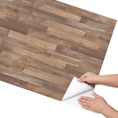 Coloray Meubel Wrap Folie - Bruin Meubelfolie - 75x150 cm - Wrapfolie Keuken Houten planken - Decoratiefolie - Rustiek Meubelfolie - Meubel Wrap Folie - Woonkamer decoratie - Texturen