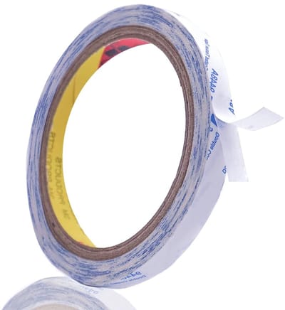 Dubbelzijdige tape, sterke zelfklevende tape voor knutselen, transparant, 8mm breed, 50 meter lang, 0.15mm dik voor scrapbooken en creatieve projecten