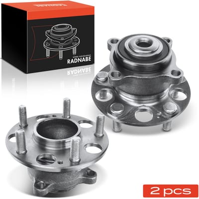 Frankberg 2x Wielnaaf Set Achter voor Honda Accord VIII Kombi