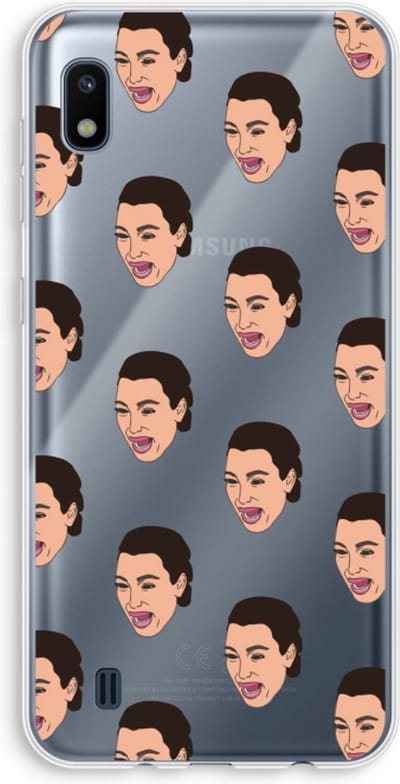 Case Company® - Hoesje geschikt voor Samsung Galaxy A10 hoesje - Ugly Cry Call - Soft Cover Telefoonhoesje - Bescherming aan alle Kanten en Schermrand