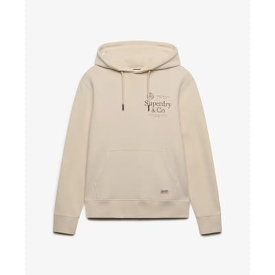 Superdry Trui 1954 Company Relaxed Hood M2014716a Birch Mannen Maat - XXL