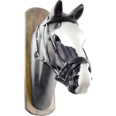 Houten hoofdstellen voor paard van leer Umbria Equitazione