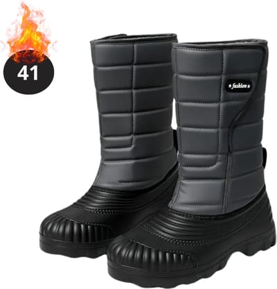 Bovista Snowboots - Sneeuwschoenen - Sneeuwboots - Heren - Wintersport - Ski - Skischoenen - Grijs - 41 - Antislip - Winter