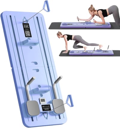 Pilates Board - Oefenbord Fitness - Thuis Trainen - Multifunctioneel Ontwerp - 106 x 41 cm - Blauw