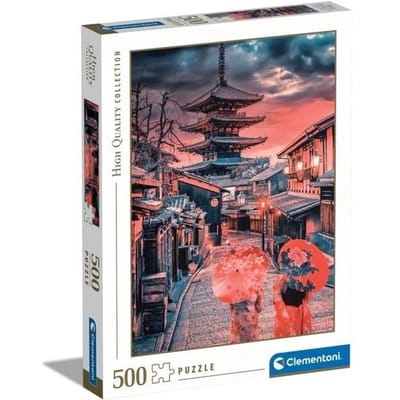 Clementoni - Puzzel - 500 Stukjes - Avond in Kyoto - Puzzel Voor Volwassenen - High Quality Collection