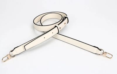 Without Lemon - Verstelbare Schouderband - Tassenriem - Tashengsel - PU-Leer - Bag Strap - Crossbody - Draagopties - Comfort - 110-120cm - Wit