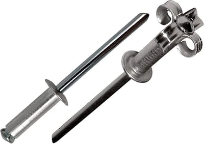 Aluminium Pan Head Rivets 4,8 x 17 mm | Pack van 100 | Blind Riveting | Diverse Flower Rivets
