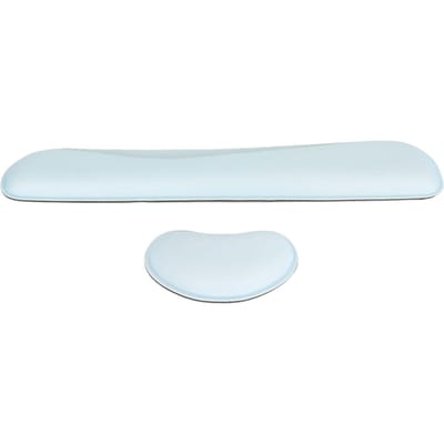 Repose-poignet ergonomique et antidérapant pour clavier et souris, en mousse à mémoire de forme, étanche vert clair
