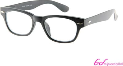 INY Woody +3.50 - Zwart - Leesbril