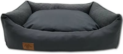 Hondenbed 100×70 cm – Zachte en Stevige Kanape voor Kleine en Middelgrote Honden – Comfortabel en Duurzaam, grafiet