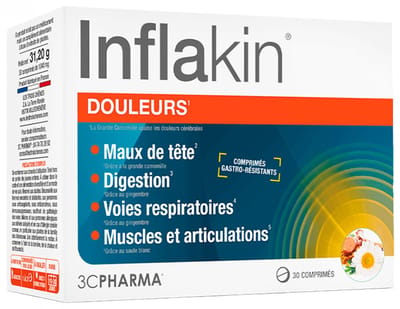 3C Pharma Inflakin Fysiologisch Kalmerend 30 Tabletten
