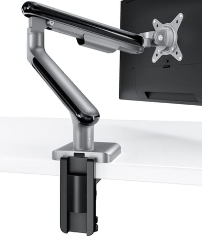 Desktronic Monitorarm Enkel Zwart - VESA 75x75mm - 100x100mm - Monitor Beugel voor 17-32 Inch