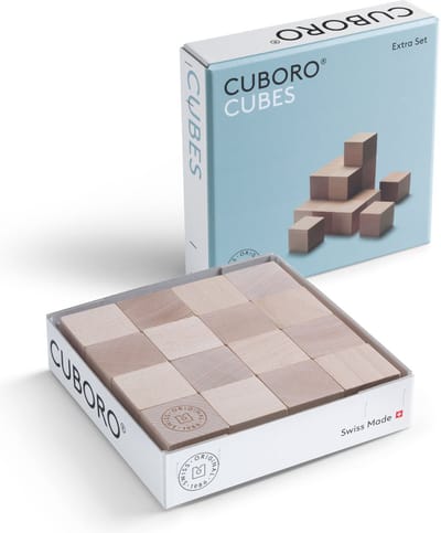 Cuboro Cubes Knikkerbaan uitbreiding - 16 bouwblokken