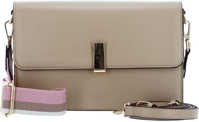 SEIDENFELT MANUFAKTUR Schoudertas Flen Big Crossbody Bag Tanned Clay / Gold Beige