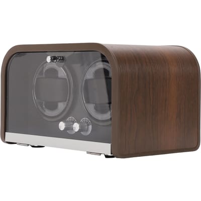 Remontoir de Montre 5 Modes de Rotation Boîte Remontoir Automatique avec Lumière LED pour Montres Mécaniques gray