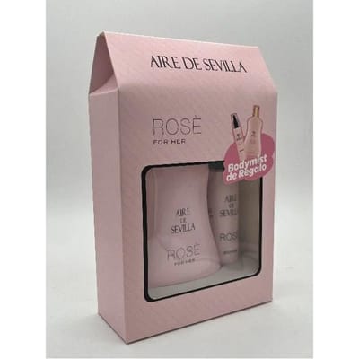 Institut Espa?ol Aire De Sevilla Rose Pour Elle Edt Spray 100ml Brume Corporelle 50ml Ts white