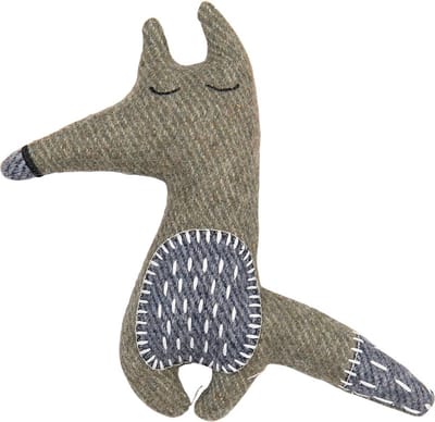 Jack & Vanilla Revive knuffel voor hond - Hondenspeelgoed vos - Puppyspeelgoed - Honden knuffel wol met piep