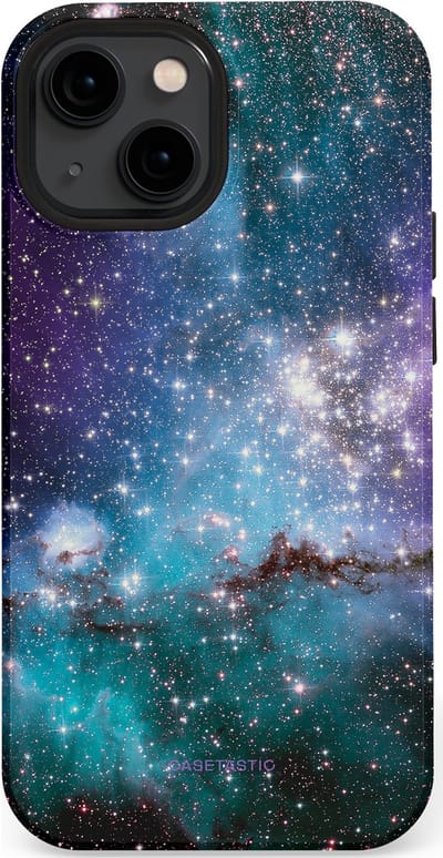 Casetastic Hoesje Geschikt voor Apple iPhone 13 Mini Magsafe - Stijlvolle Beschermende Duo-layer Case - Nebula nachtdroom