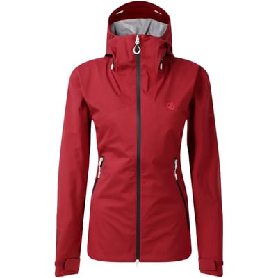 Dare2B Haik 3-laags lichtgewicht waterdichte wandeljas met capuchon voor dames