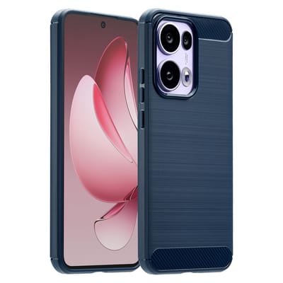 imoshion Hoesje - Geschikt voor Oppo Reno 13 Pro - Brushed Backcover - Donkerblauw