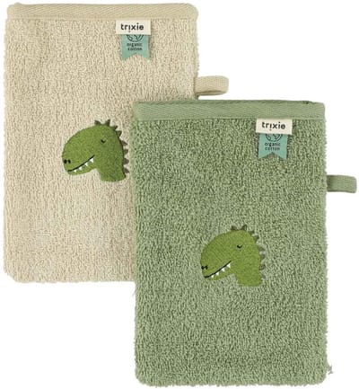 Trixie Washandje 2-pack - Aura Dino