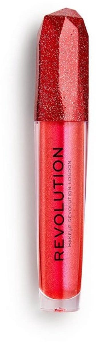 Makeup Revolution Precious Stone Glitter Lip Topper - Ruby Crush