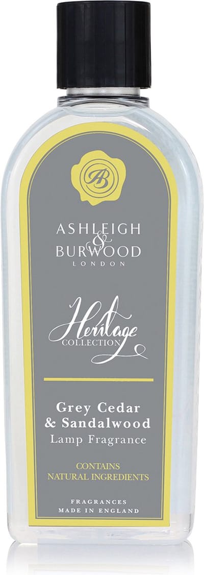 Ashleigh & Burwood Lampenolie Geurolie Heritage, Grey Cedar and Sandelwood