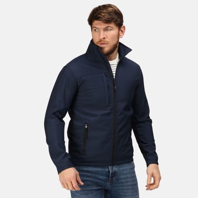 Regatta Professionele Herenoctagon II Waterdicht Softshell-jasje (Marine/Seal Grijs)