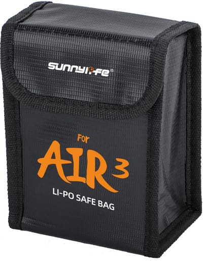 50CAL Li-Po Batterijen Veiligheidszak (2 accu's) voor DJI Air 3