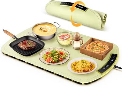 Warmhoudmat - Verwarmingsmat - Eten Warm Houden - Snelle Opwarming - 60 x 40 cm - Groen