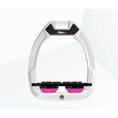 Veiligheidseisen voor rijzwepen Plat Grip Wit/Zwart/Roze Flex-On Safe-On