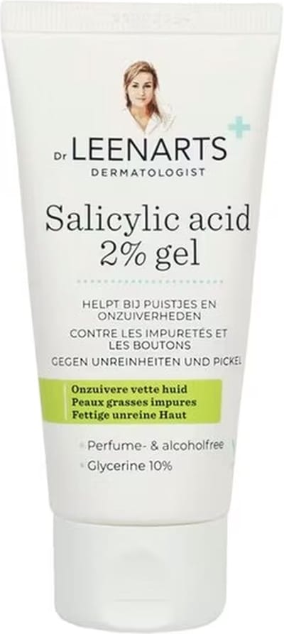 Drs Leenarts - Salicylzuur gel 2% - Ideaal bij een vette huid -Helpt tegen puistjes (acne)